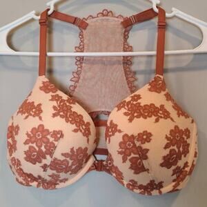 Victorias Secret PINK Padded Push-Up Underwire Support Bra 36B